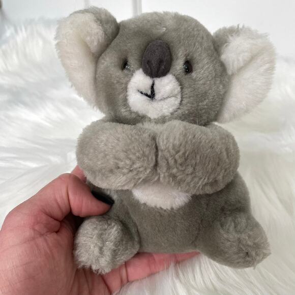 Dakin Koala Bear Plush 6" Vintage 1986 Mini Gray Stuffed Animal Korea Toy RARE - Picture 12 of 12